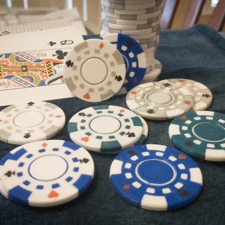 Abstract casino lighting motif